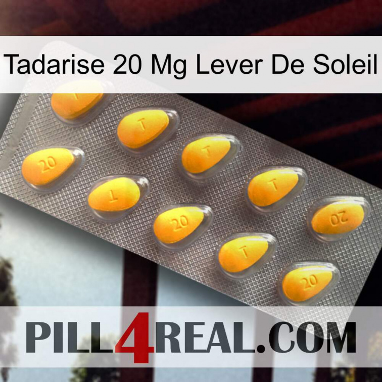 Tadarise 20 Mg Sunrise cialis1